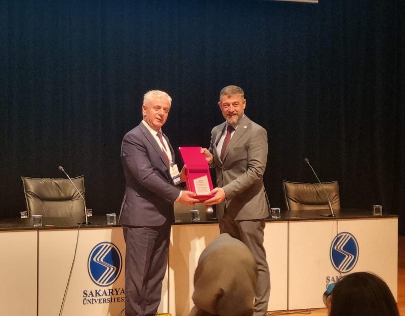 TURKISH LANGUAGE SERVICE AWARD PRESENTED TO THE FOUNDING RECTOR OF VISION UNIVERSITY